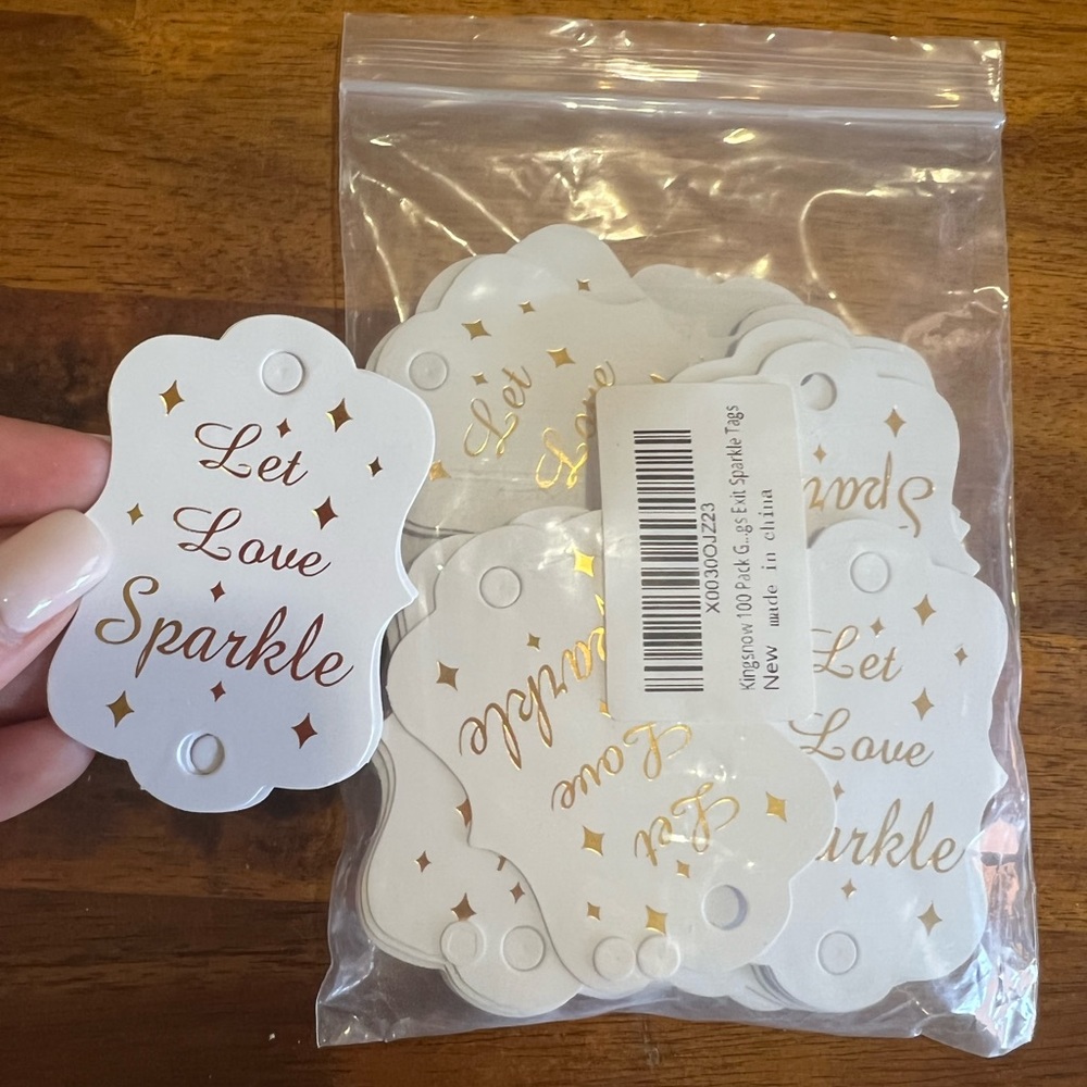 Sparkler holder tags